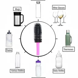 brijaza brush with long handle reusable cleaning brush with lonh handles image 3