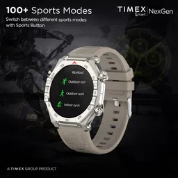 TIMEX Smart NexGen, AMOLED Display, Functional Crown, Bluetooth Calling Smartwatch image 3