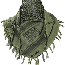digniti Woven Cotton Blend Men Green Scarf-picture-31