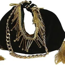 Women Green, Gold Wristlet-image-24