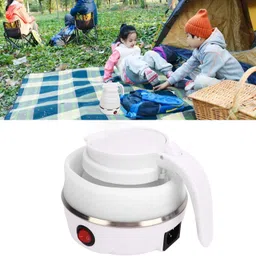 the tajkla Silicon Electric Travel Kettle | High Power Multifunction | EU Plug (220V) Beverage Maker image 4