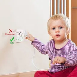 shopoware 12 PCS Baby Safety Plug Cover, Electrical Socket Cover for Child safety (White) image 5