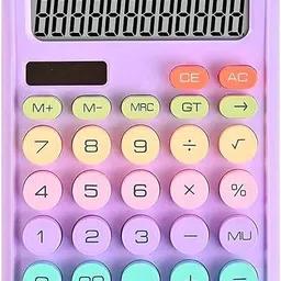 aadivy 12 Digit Calculator Desktop Calculator - Big Buttons | Aesthetic Candy Color | Comfortable Touch BasicCalculator-picture-22