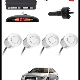 peeps store Car Premium 4 White Reverse Parking Sensor-AP25N361 Car Premium 4 White Reverse Parking Sensor-AP25N361 Parking Sensor-picture-24