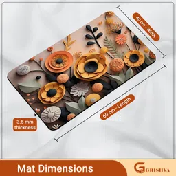 grishva Rubber Bathroom Mat image 2