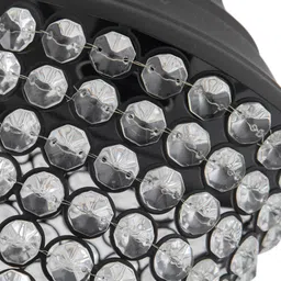 homesake Matt Black Crystal Hanging lantern Light, Ceiling Light, Nordic E27 Pendant Pendants Ceiling Lamp image 4