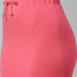 TWIN BIRDS 1192-Spiced Coral Cotton Viscose Blend Petticoat image 4