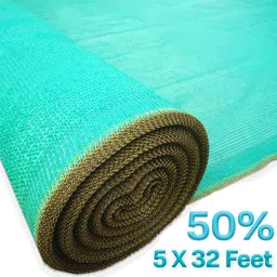 buildingshop UV Stabilized Net 50% Sun/Water Block - (1.5 Meter(5 Ft) X 10 Meter(32 Ft)) Portable Green House-picture-27