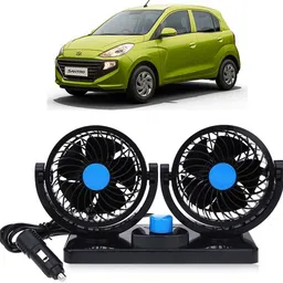 voddmars Car Fan 12V 360 Head 2 Speed Quiet Strong for All Auto Vehicles Jj195 Car Interior Fan-picture-14