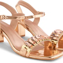 jm looks Women Heels Sandal image 4