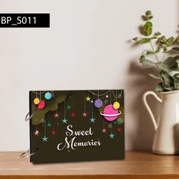 bpdesignsolution Sweet Memories Mehndi Background Scrap Book Photo Album Size 8.5x6 inch 20 sheet Theme, Scrapbook Kit image 2