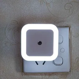 yash ent 0.5W LED Sensor Light Night Lamp, White Pack of 4 Night Lamp image 3