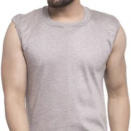 UZARUS Men's Sleeveless Solid Round Neck Winter Thermal Wear Top Men Top Thermal-picture-15