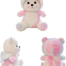 valorastore Cute Multicolor Teddy Bear Soft Toy for Kids | Premium Plush Stuffed Animal - 30 cm image 3