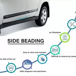 techmoz CHEVROLET TAVERA DOOR SIDE BEADING CHROME LINE SET OF 4 Car Beading Roll For Door image 4