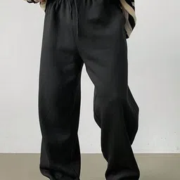 posu trendz Men Solid Black Track Pants-picture-36