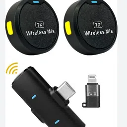 hryfine TX Magnetic Wireless Collar Microphone for Youtubers, iOS and Android Microphone-picture-19