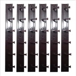 vishekhaecom Hanger_1_Rail_HBB6 Steel Dress Pack of 6 Hangers For Dress image 3