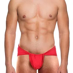 spenca Cotton Gym Langot for Gym, Khusti and Physical Activities/Supporter_Green/Red_Free Size_Pack of 3 image 3