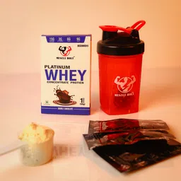 musclebolt Platinum Whey Protein Light & Clean, Easy to Digest, Lab Tested 1 Serving 32g Whey Protein image 4