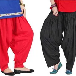 uganta Pure Cotton Solid Women ["Black","Red"] Salwar-picture-25