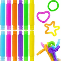 rgcase Pop Tube Toys for Kids & Adult Pack of 5 Sensory Fidget Stress Relief Toy-picture-18