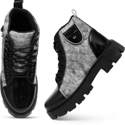 rising wolf Synthetic Leather Lightweight Boot for Daily Use | Mild Waterproof Protection Boots For Men-picture-23