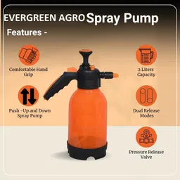 baghbanmart 2 Litre Moon Pressure Pump Hand Sprayer for Garden & Home Use 2 L Tank Sprayer image 2