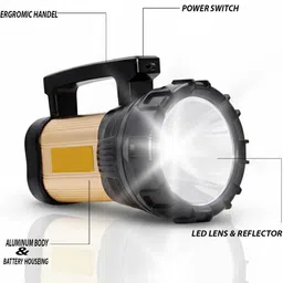 apexbeam Bright Emergency Light for Home, Shop, and Outdoor Lighting Backup 6 hrs Torch Emergency Light image 4