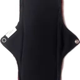 fabpad Reusable Washable Sanitary Cloth Pads Napkins - Regular Dye (3 Regular Size + 1 Maxi Size + 1 Travel/Wash Bag) Sanitary Pad image 2