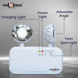 pick ur needs Rocklight Emergency Portable Inverter AC/DC Modes with Twin Spot Light 15 hrs Lantern Emergency Light image 2