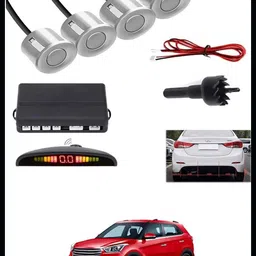 peeps store Car Premium 4 Silver Reverse Parking Sensor-AP25A96 Car Premium 4 Silver Reverse Parking Sensor-AP25A96 Parking Sensor-picture-26