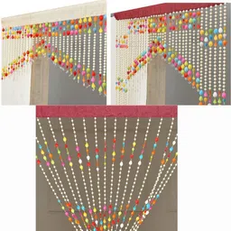 goymore 213.36 cm (7 ft) Door PVC Blackout Curtain (Pack Of 3)-picture-37