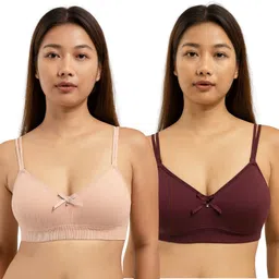 hpa Pack of 2 Women Everyday Lightly Padded Bra-picture-43