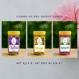 cowliance Natural Herbal Dhoop Cones for Deep Meditation, Purification, Daily Prayer Floral, Eucalyptus, Hibiscus Dhoop-picture-11
