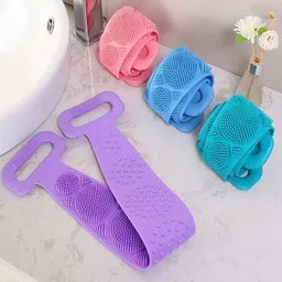 5teknova Double-Sided Bath Brush Back Cleaner Deep Cleaning & Massage Scrubber V3 image 5