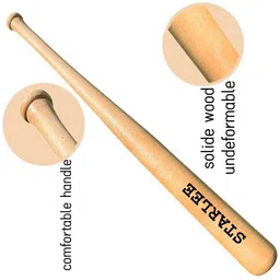 seven star meerut STARLEE-0.5 Heavy Duty Natural Wood Baseball Bat classic baseball {n@tural} Willow BaseballBat For 15+ Yrs-picture-33