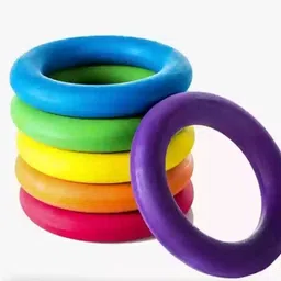 lyger Tennikoit Ring Tennicoit Rings Tenniquoit Rings Kids Play Rings | Set of 4 Rubber Tennikoit Ring-picture-31