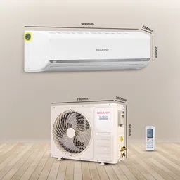 sharp 1.5 Ton 3 Star Split Inverter AC - White image 2