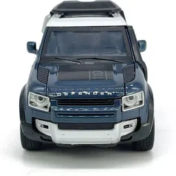 zuuluzrs 1:32 Range Rover Defender Toy With Sound-Light | Openable Doors | Pullback Car image 1