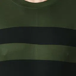 dam Pack of 3 Men Colorblock Round Neck Polyester Multicolor T-Shirt image 4