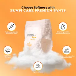 bumpi care Premium Baby Pants Diapers (Size-XL, 25Pcs) | Soft, Leak Proof & Antibacterial - XL image 4