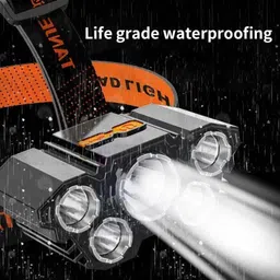 wrydo9 Rechargeable Head Torch Light For Cycling Hiking F-T21 Torch image 5