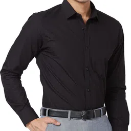 park avenue Men Slim Fit Solid Formal Shirt image 2