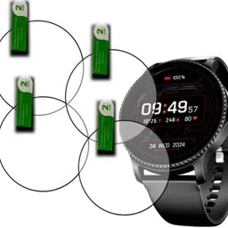 KHWABEEDA Tempered Glass Guard for BOAT LUNAR DISCOVERY 3.5 SMART WATCH TEMPERED GLASS (PACK OF 4)-image-48