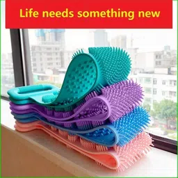 5teknova Double-Sided Bath Brush Back Cleaner Deep Cleaning & Massage Scrubber C6-picture-17
