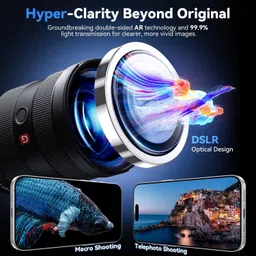 CASELIA Back Camera Lens Ring Guard Protector for MOTOROLA Edge 60 Fusion 5G, Moto Edge 60 Fusion CAMERA LENS Protector Edge to Edge image 4