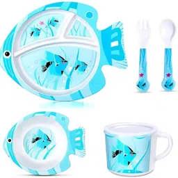 jp enterprise Bamboo Kids Dinnerware Set Dinner Set-picture-11