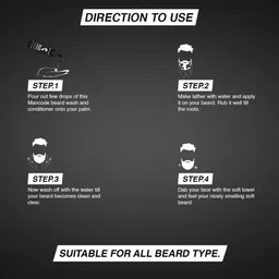 mancode 2 in 1 Beard Wash & Conditioner (200ml) Makes your Beard Clean, Soft & Healthy, Increase Manageability, Nourishes Beard, Suits All Beard Types. image 5