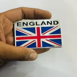 England Country Flag 3D Logo (5cmx8cm) England Flag Sticker for Car Bike Spring Leaf-image-76